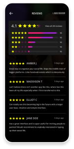 Party App Mobile App Rating