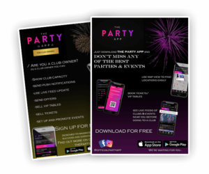Party App Flyer Presentation