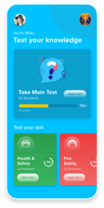 WIK Mobile app Dashboard