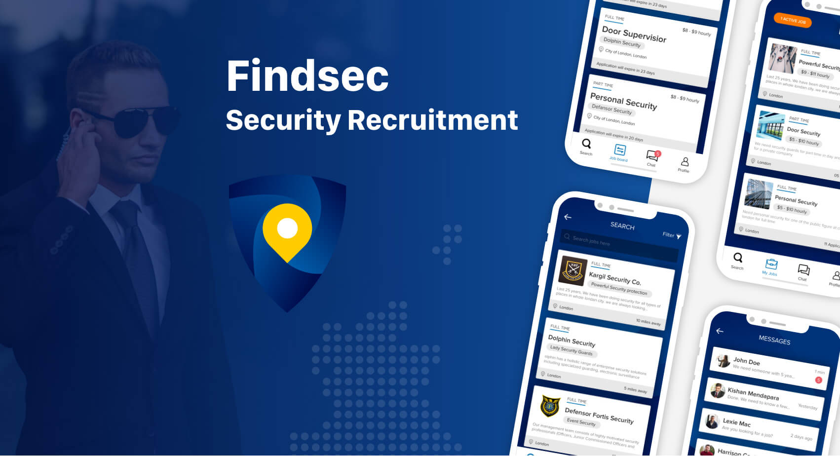 Findsec app – security recruitment made easy Appy Monkey